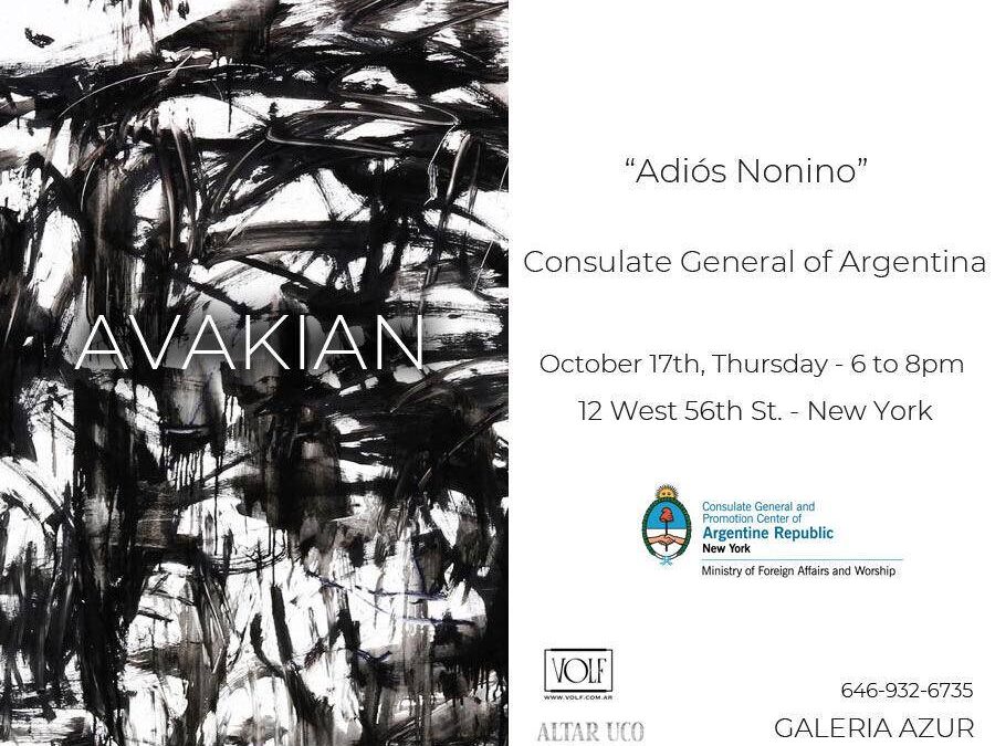 Exposición de Alejandro Avakian «ADIÓS NONINO»