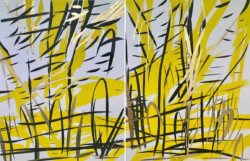 Walking In Yellow I Diptych